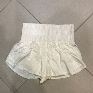 FP Movement by Free People High Waist White Shorts